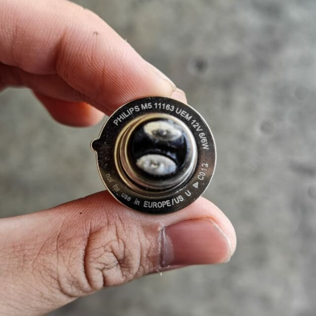 sale [original 100%] lampu motor philips lampu ac dc lampu led utama depan 2led motor bebek acdc dan