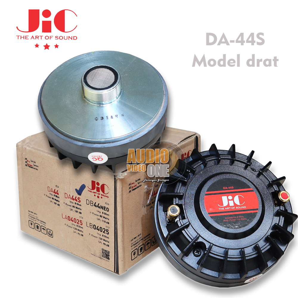 Tweeter JIC DA44S Model Drat Driver Twiter Balap D4 Spul 44.4 Original