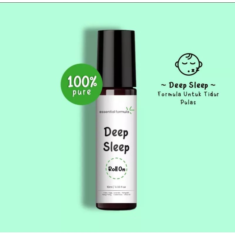 10ml Deep Sleep Essential Oil Roll On ORI || Untuk Tidur Nyenyak || DEEP SLEEP