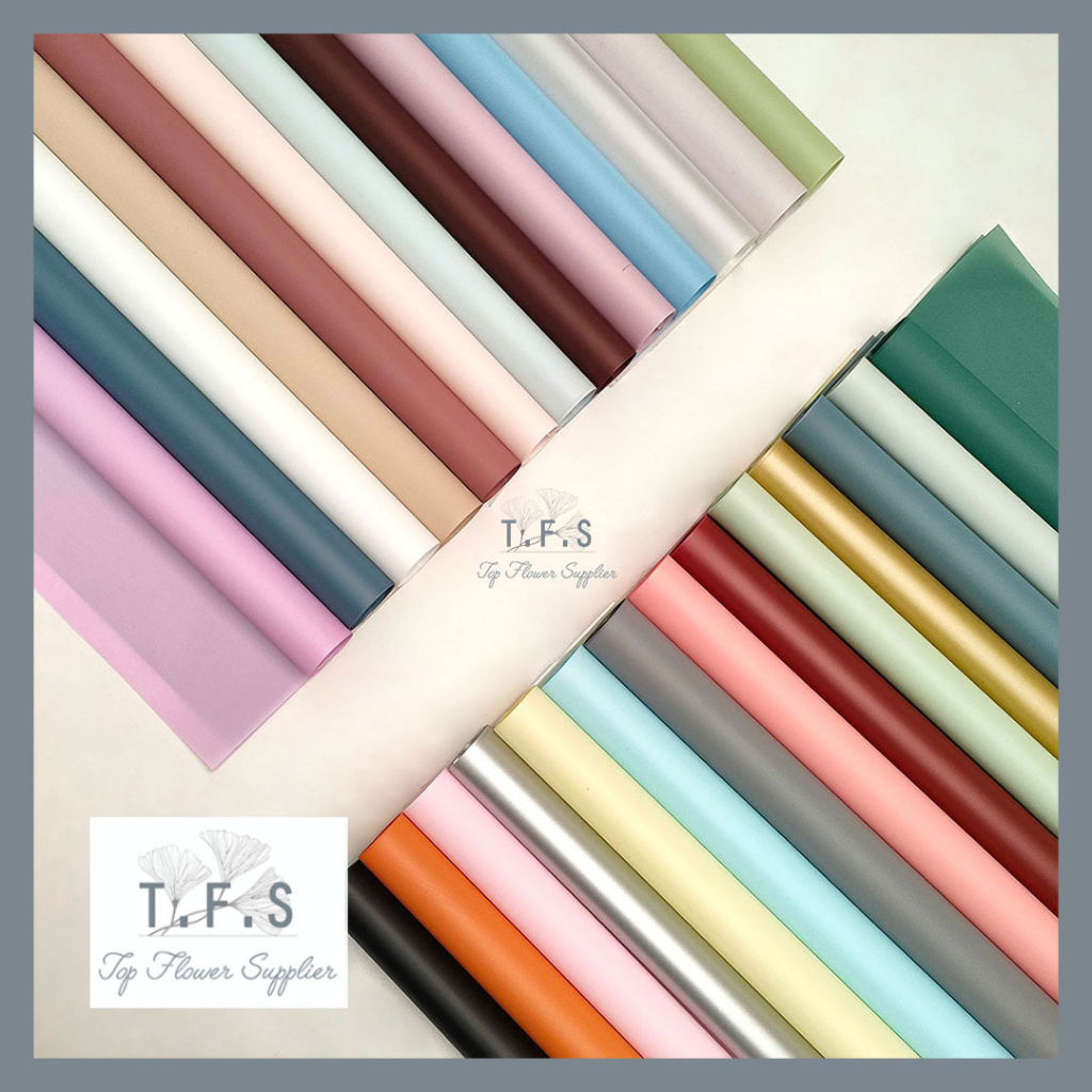 

Full Color Opp Cellophane Flower Wrapping Kertas Buket Bunga Hias Dekorasi