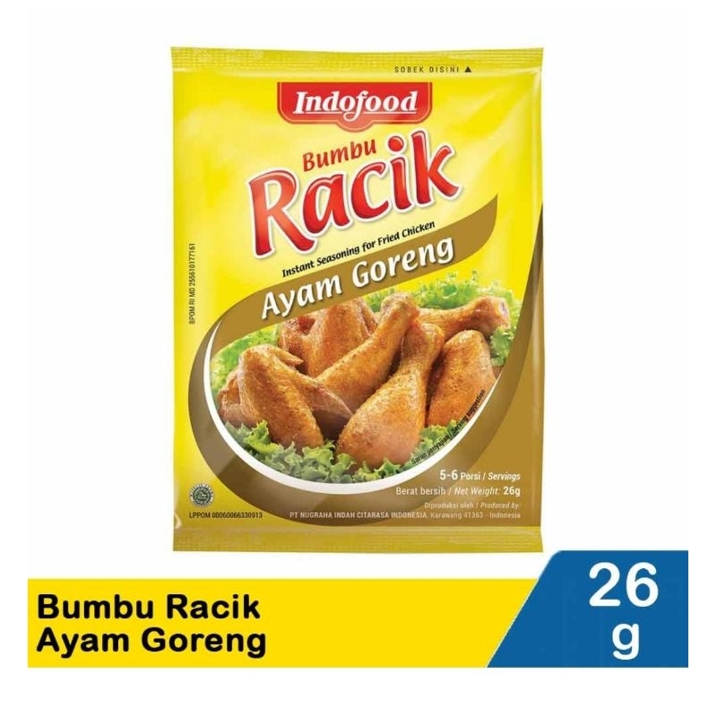 

Indofood Bumbu Ayam Goreng 26 Gram