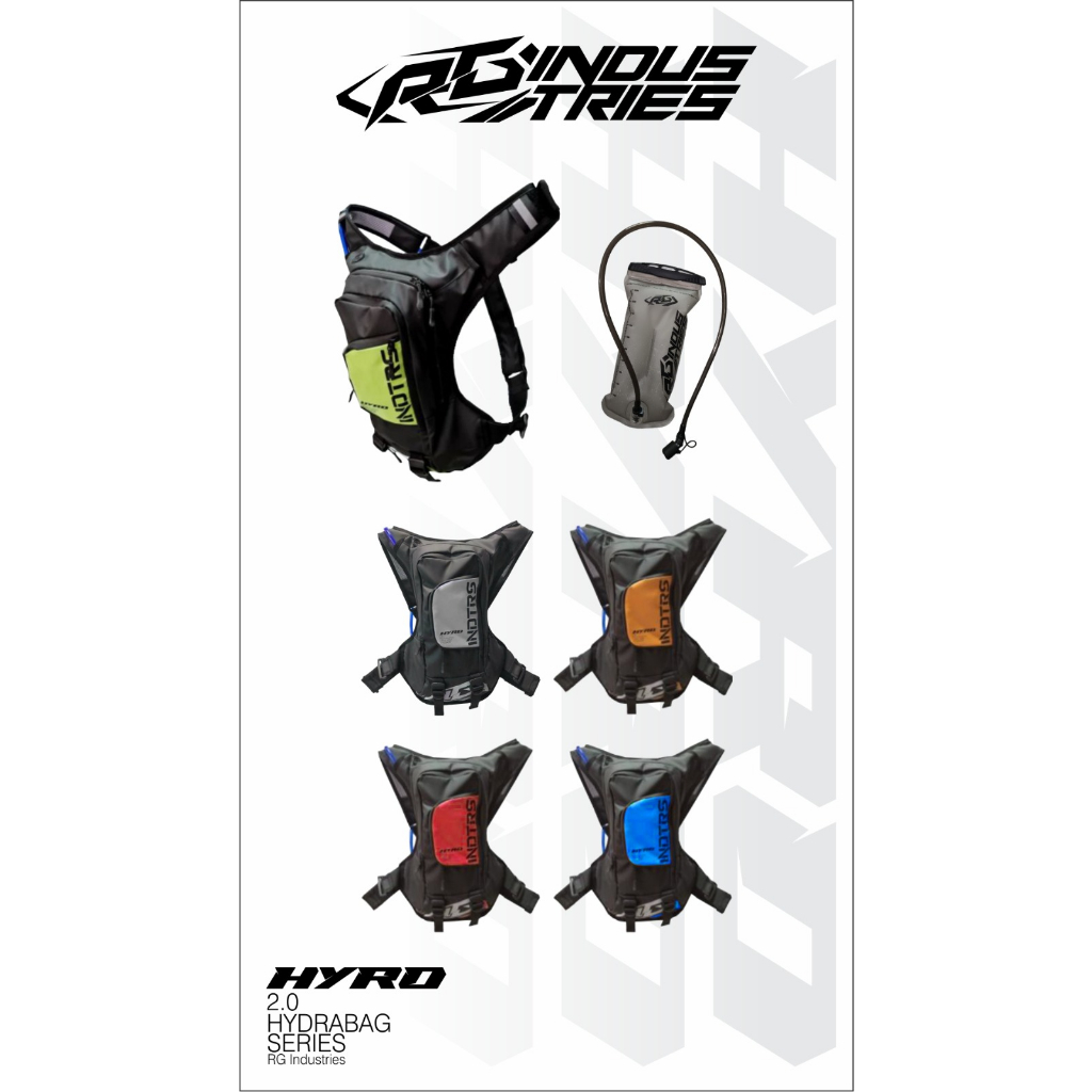 Tas Hydrobag Rg Industries Hyro 2.0 / Tas Hydropack Trabas Downhill / Tas Ransel Trail Adventure Wat