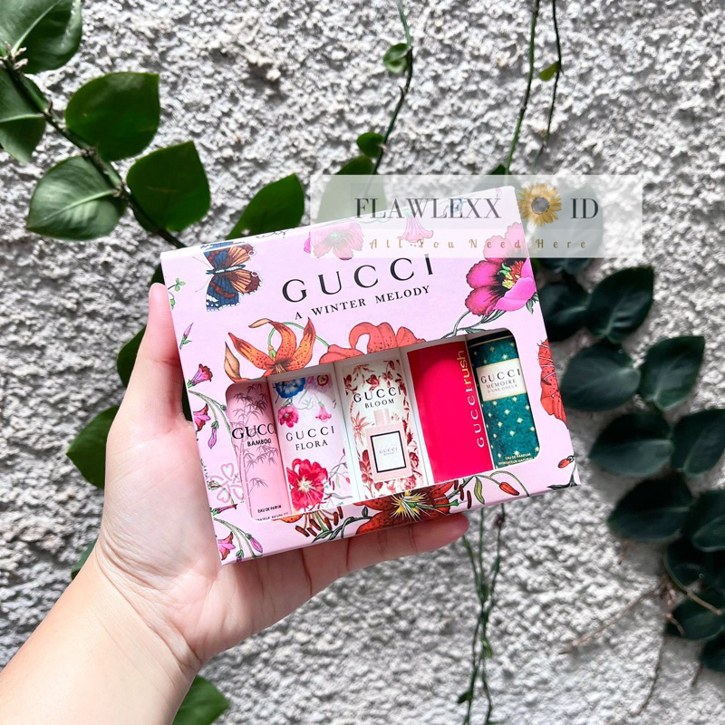 PARFUM BRANDED GIFT SET 1BOX ISI 5-Guc*ci