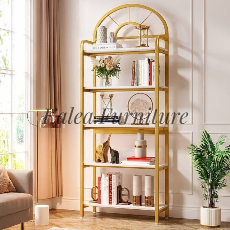 Rak Pajangan Showcase Besi Partisi Penyekat Rak multifungsi