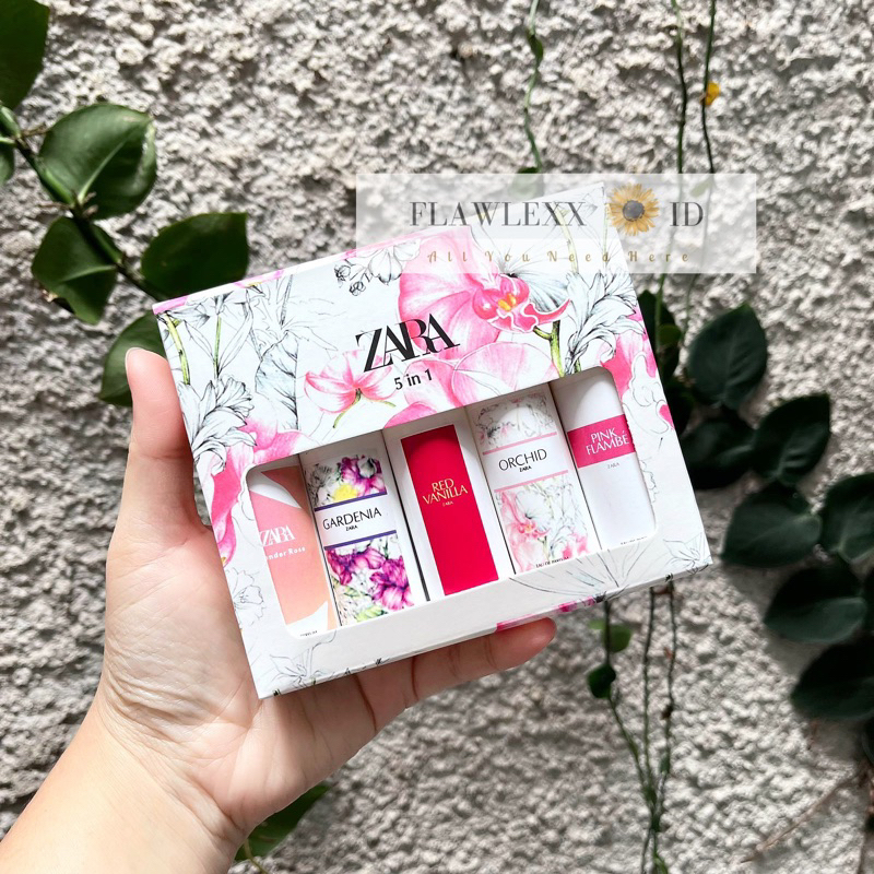 PARFUM BRANDED GIFT SET 1BOX ISI 5-Zara