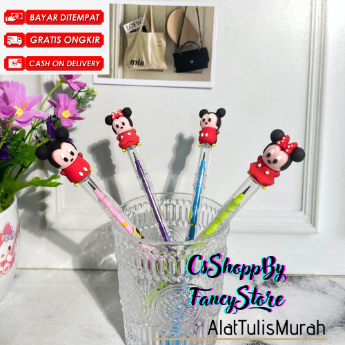 

Pensil Susun Karakter Kartun Tikus Lucu Pensil Pelor Mikey Miney Bisa COD