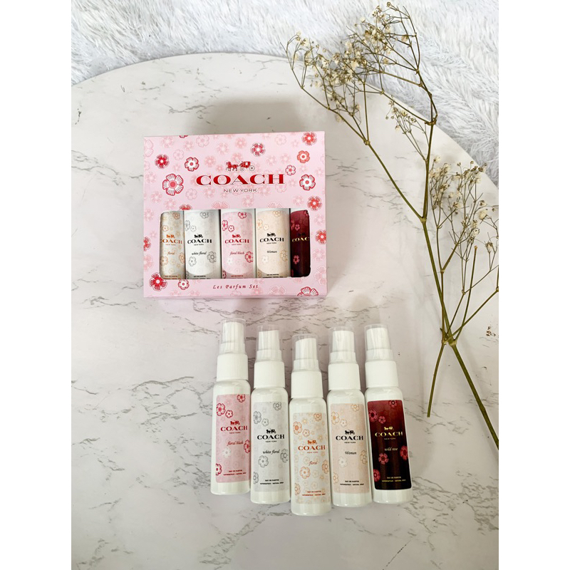 PARFUM BRANDED GIFT SET 1BOX ISI 5-Co*ach