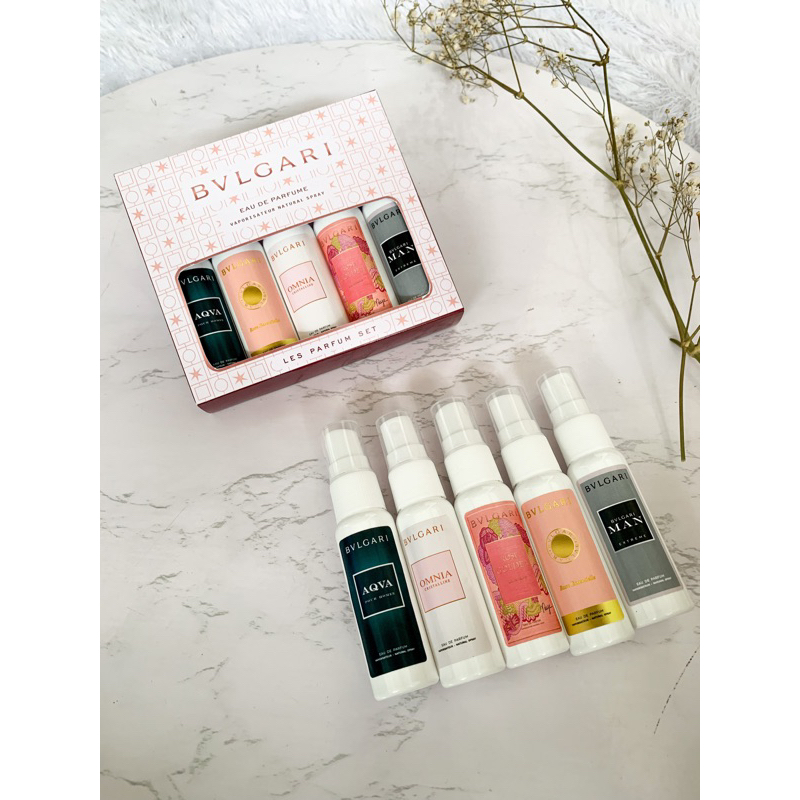 PARFUM BRANDED GIFT SET 1BOX ISI 5-Bulg4ri