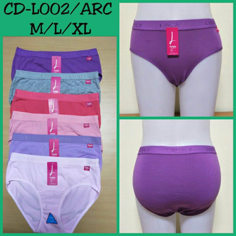 (6pcs)CD/CELANA DALAM WANITA LYDYLY L002