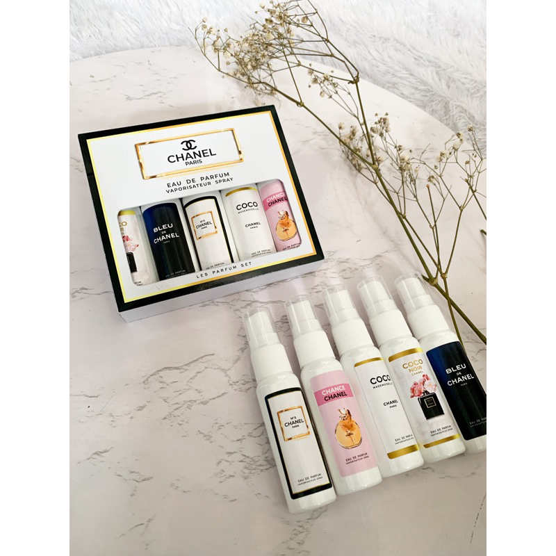 PARFUM BRANDED GIFT SET 1BOX ISI 5-Ch4*nel