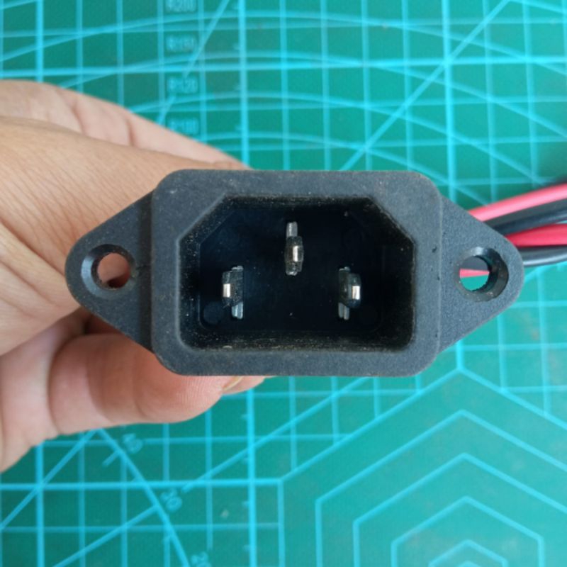 power plug / port charger sepeda listrik uwinfly butterfly, selis, indobike, super rider