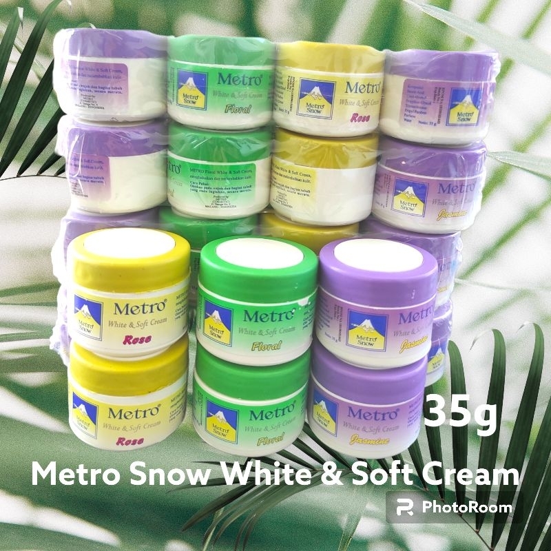 METRO SNOW WHITE CREAM DAY AND NIGHT POT 1 PCS RANDOM
