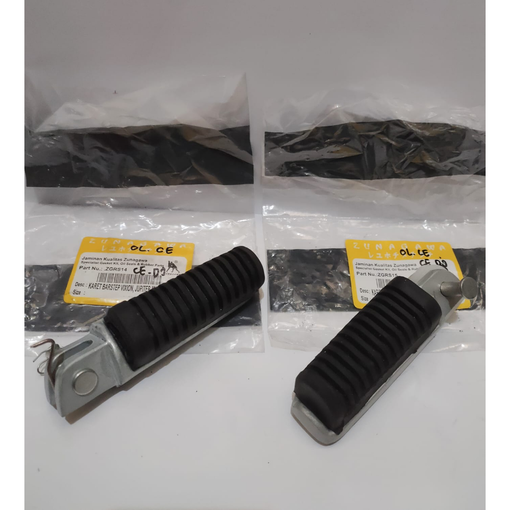 Karet Postep Depan Pijakan Kaki depan Yamaha Vixion, Jupiter MX King kiri Kanan Zunagawa