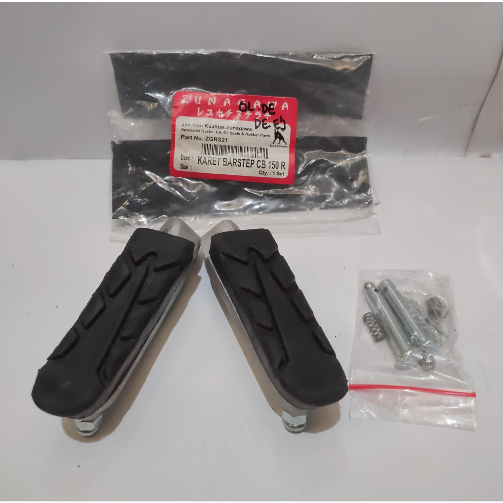 Postep Bostep Karet Postep Pijakan Kaki depan Kanan Kiri Honda Cb 150R,New CB150 Led ZUnagawa