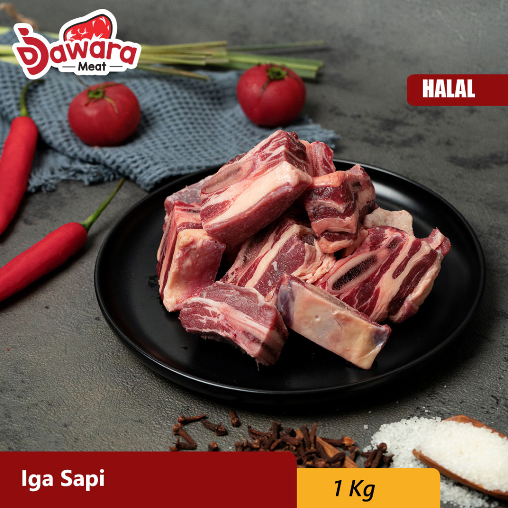 

Iga Sapi Potong Import Short Ribs 1kg/500gr