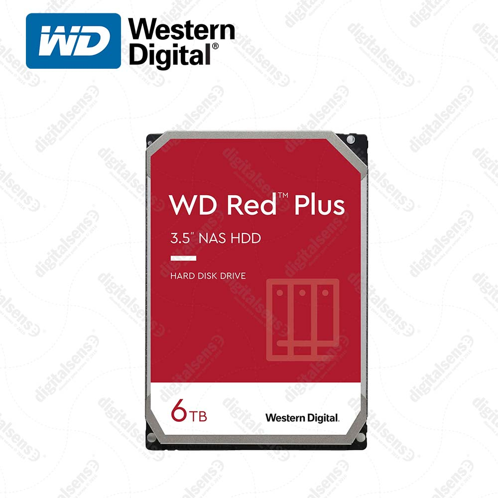 HARDDISK WD RED PLUS 6 TB WD60EFPX