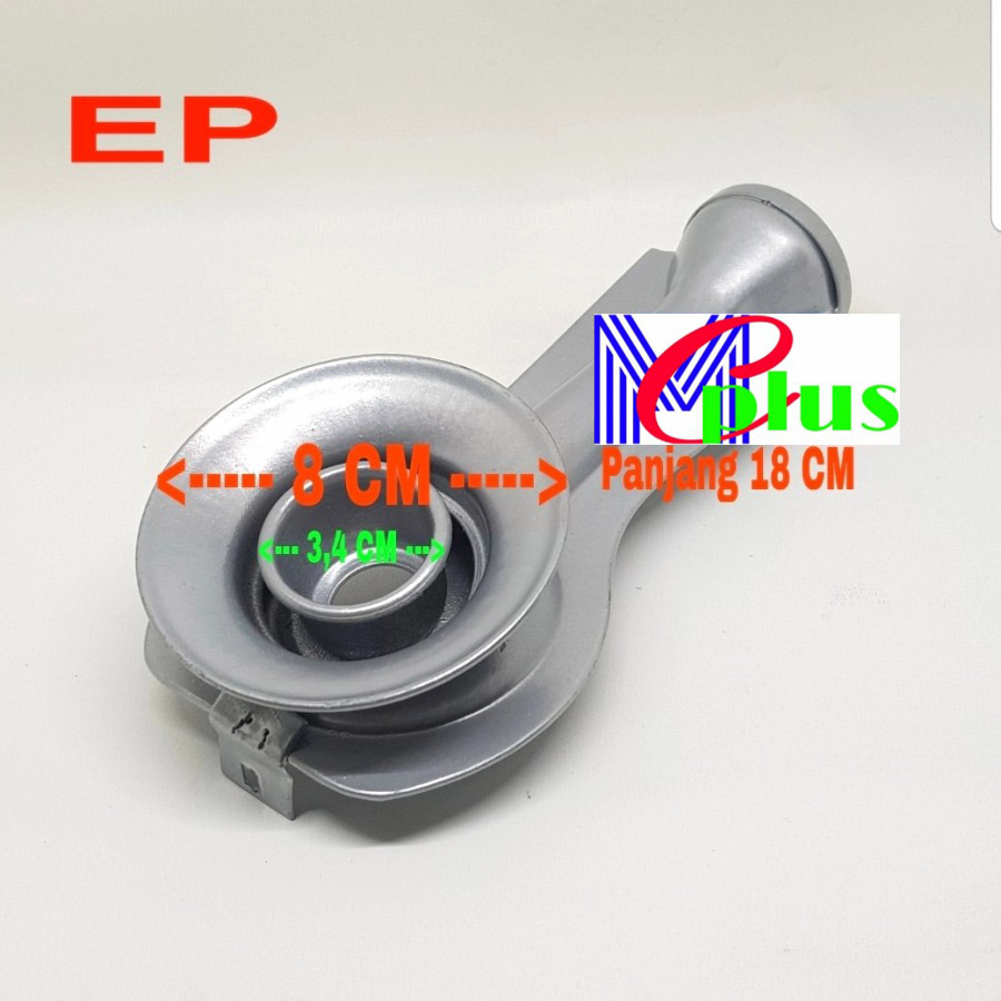 Cerobong EP Galvalum/Dudukan Burner Kompor gas model TCD-Todachi-HOCK