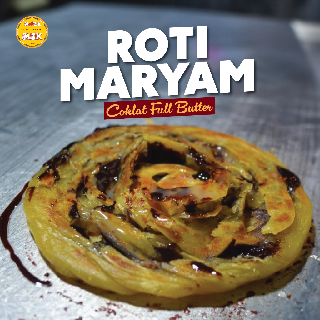 

Roti Maryam coklat full butter