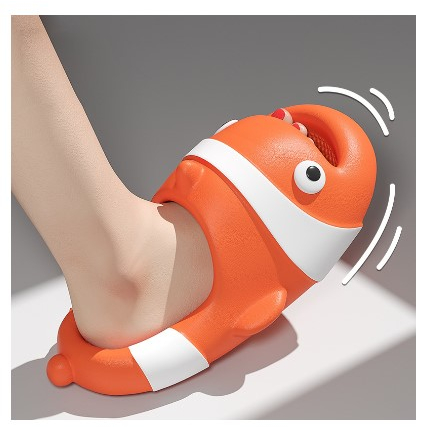 sandal jelly pria wanita karakter lucu / sandal jelly import selop karakter ikan nemo