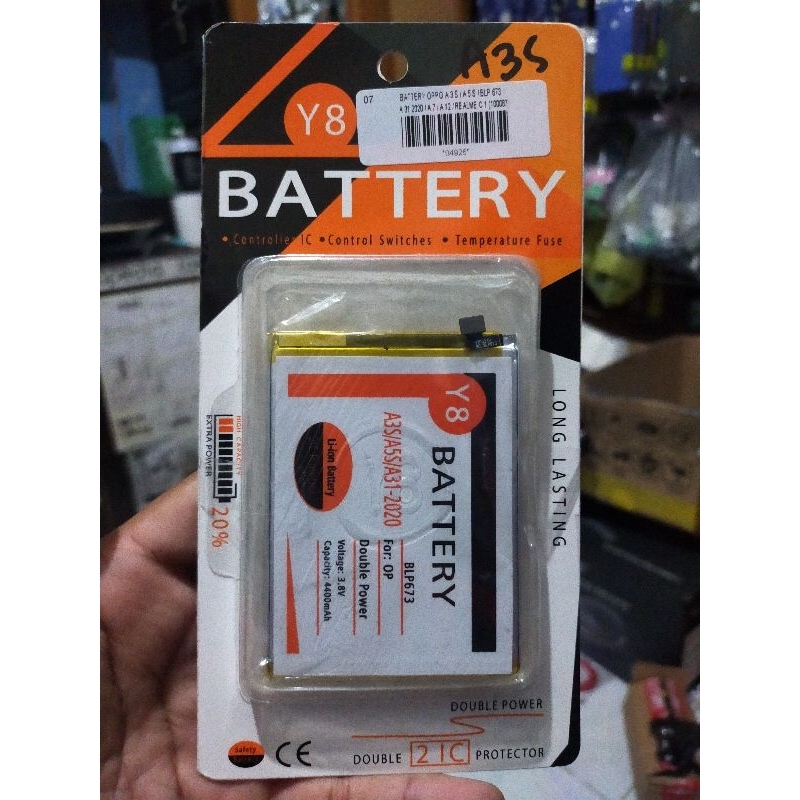Baterai - Battery Oppo A3s - a5s - A31 2020 Double power