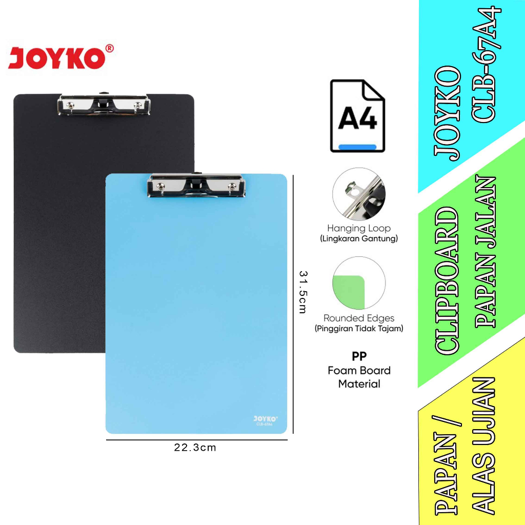 

Alas Ujian - Joyko - Cliboard Papan Jalan - CLB-67A4