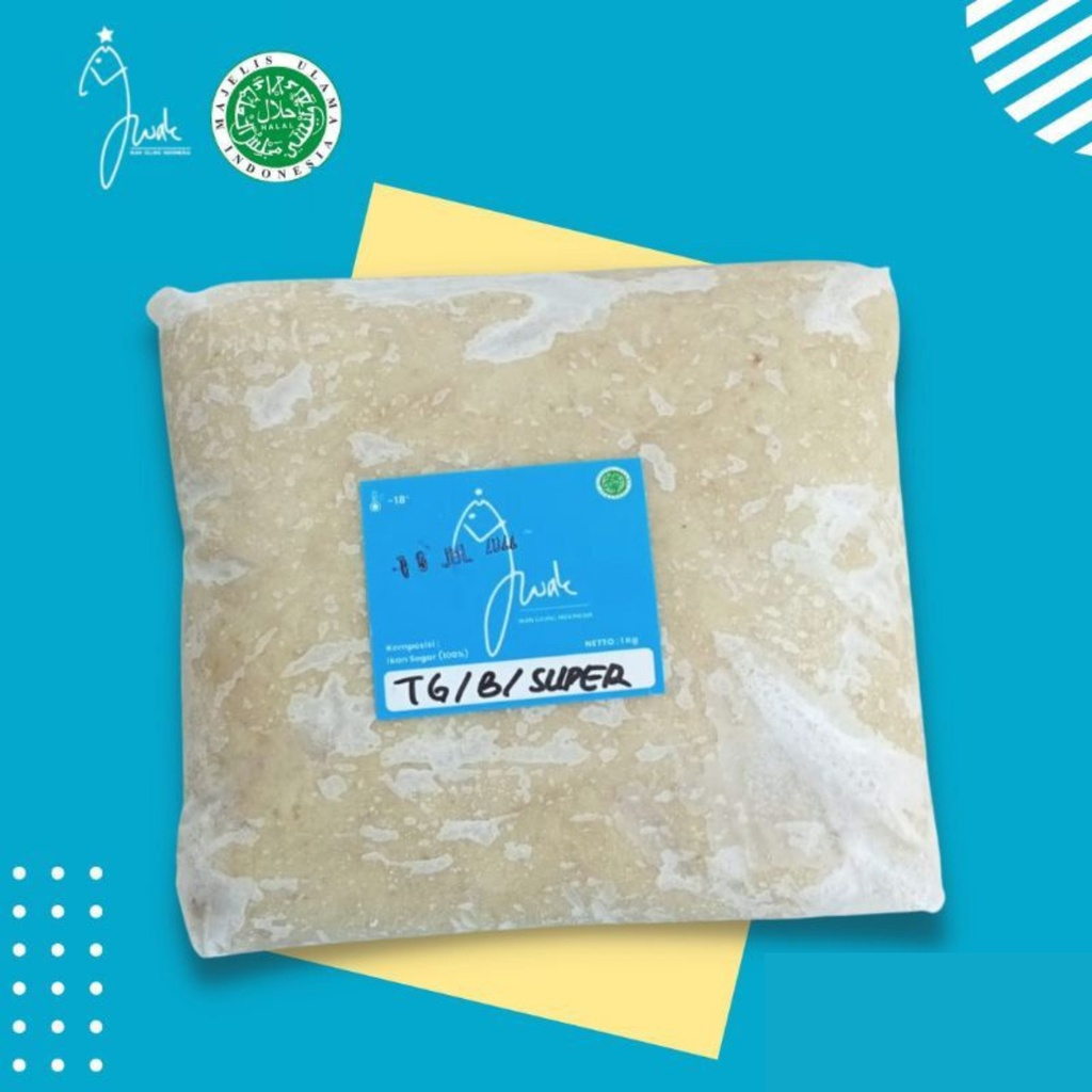 

Ikan Giling Tenggiri Super kemasan 1Kg