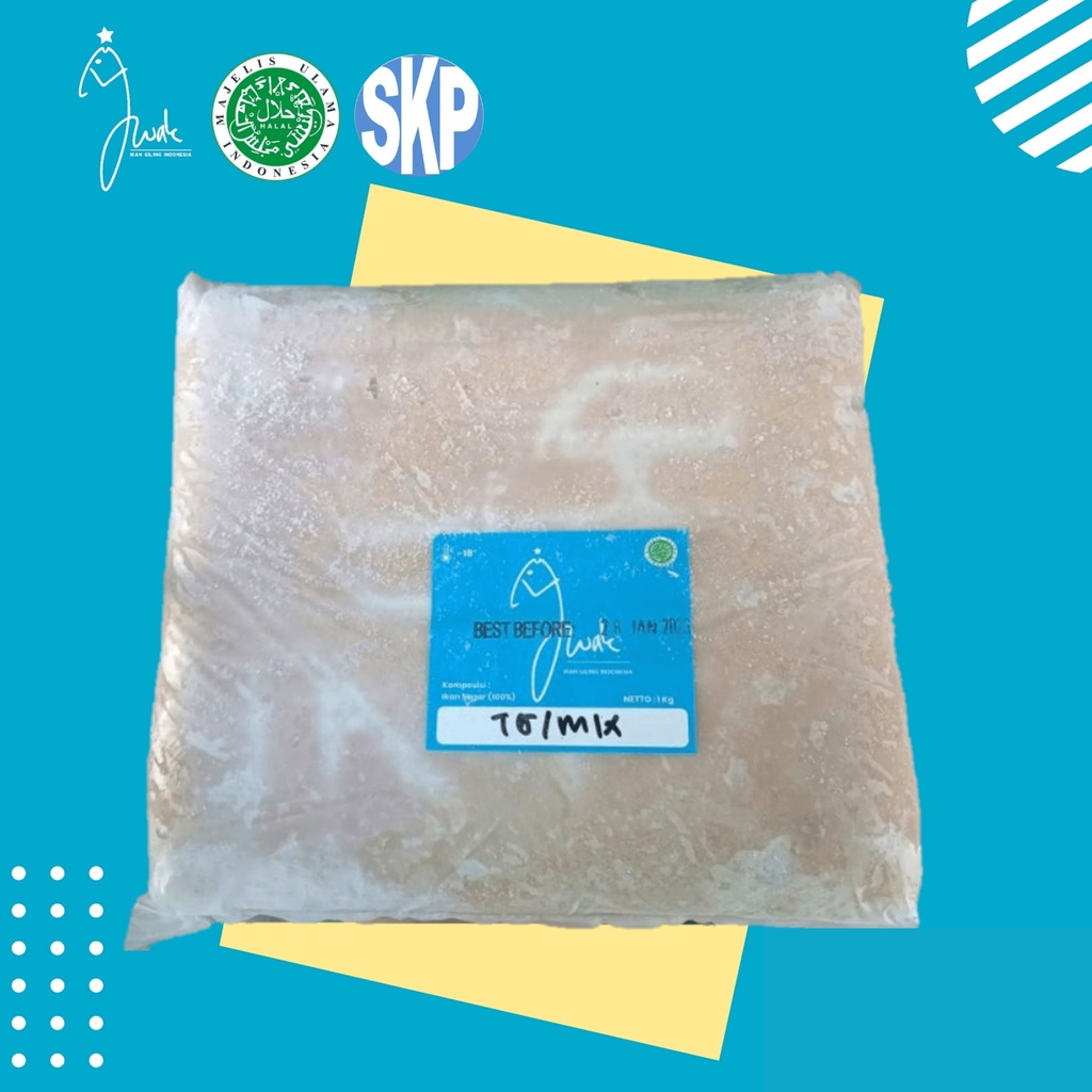 

Ikan Giling Tenggiri Mix 1Kg