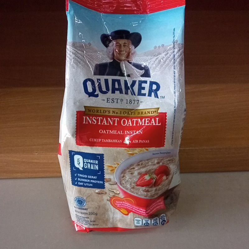 

QUAKER INSTANT OATMEAL RED 200GR