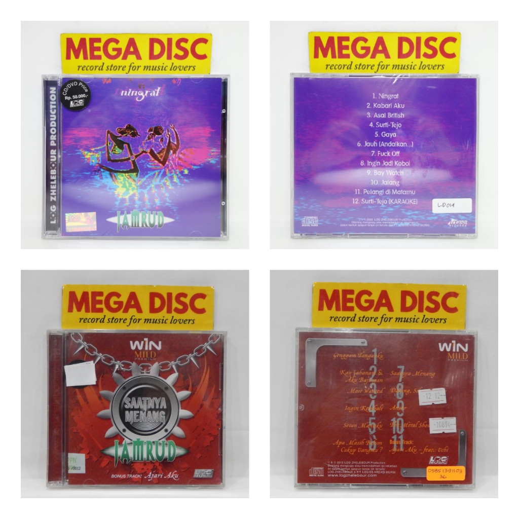 CD Jamrud Album Audio Musik Indonesia - Cek Varian / Barcode