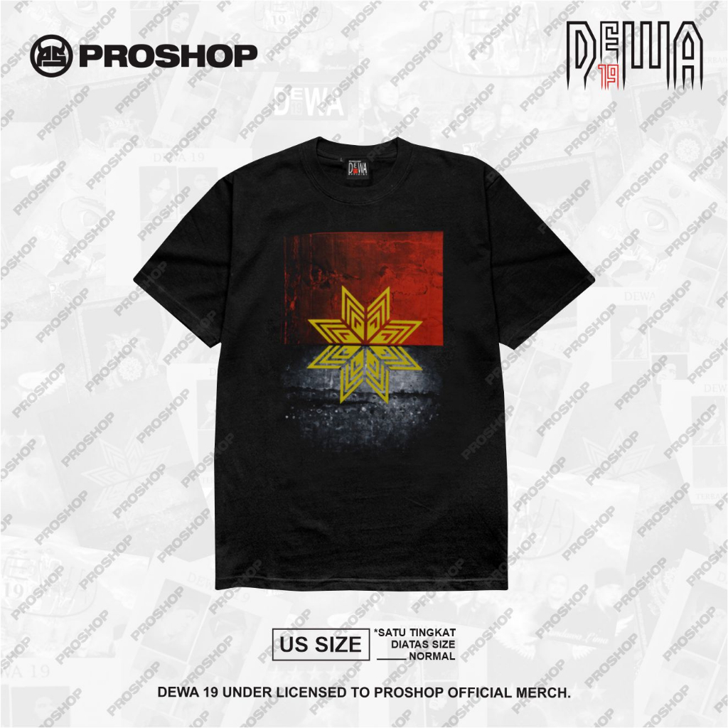 Proshop | Laskar Cinta Dewa 19 Tshirt | Kaos Pria Kaos Distro | Hitam