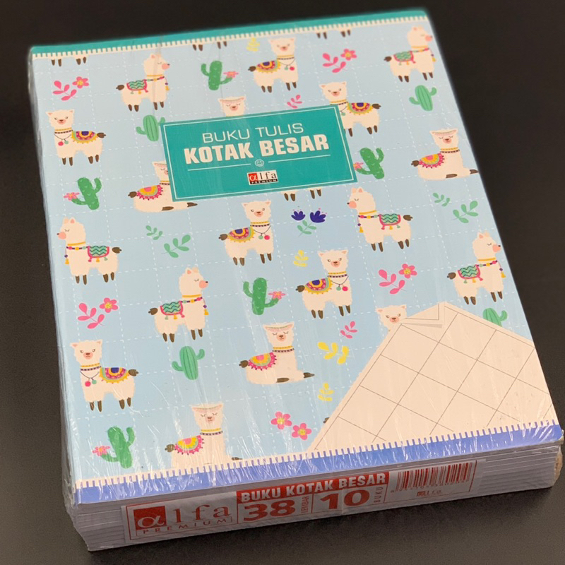

Buku kotak besar 38lbr isi 10bk