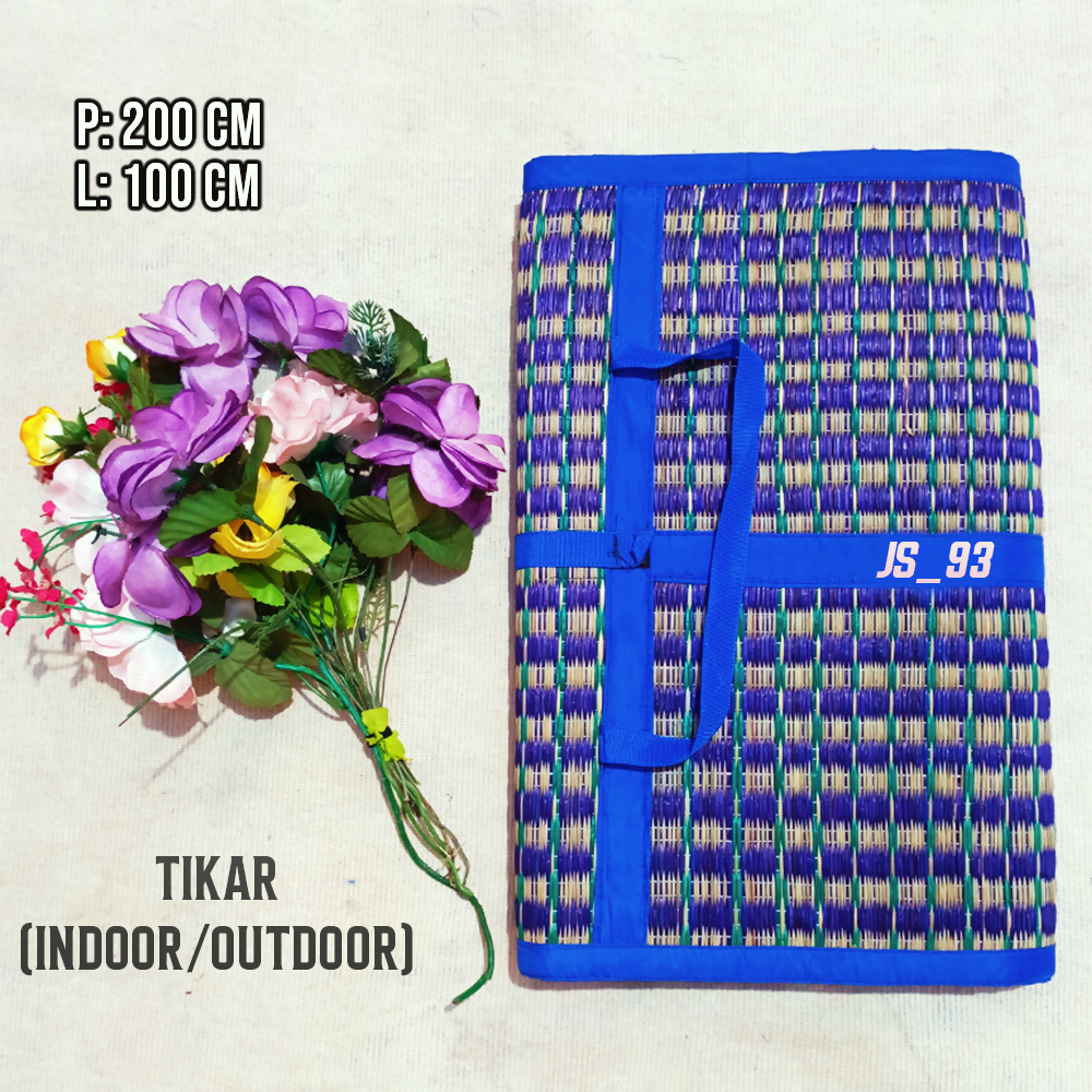 Tikar Lipat Piknik Bahan Mendong Premium