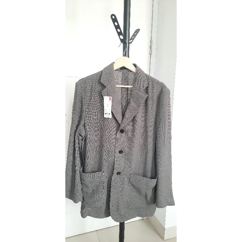 Blazer outer abu-abu brand Sieg