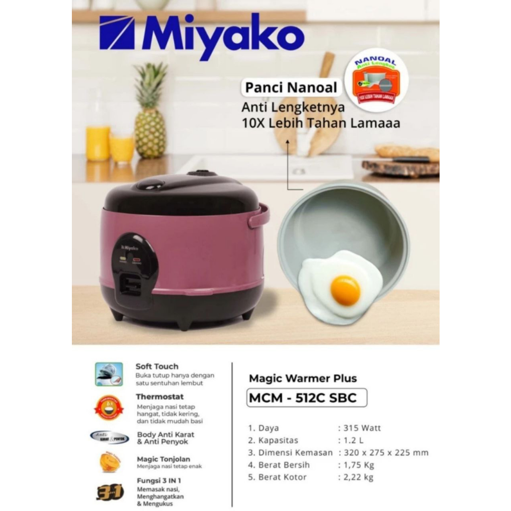MIYAKO MAGIC COM MCM-512C SBC MCM 512 C SBC /1.2LITER