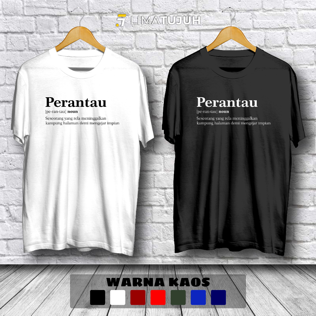 Kaos Perantau Noun Baju Distro