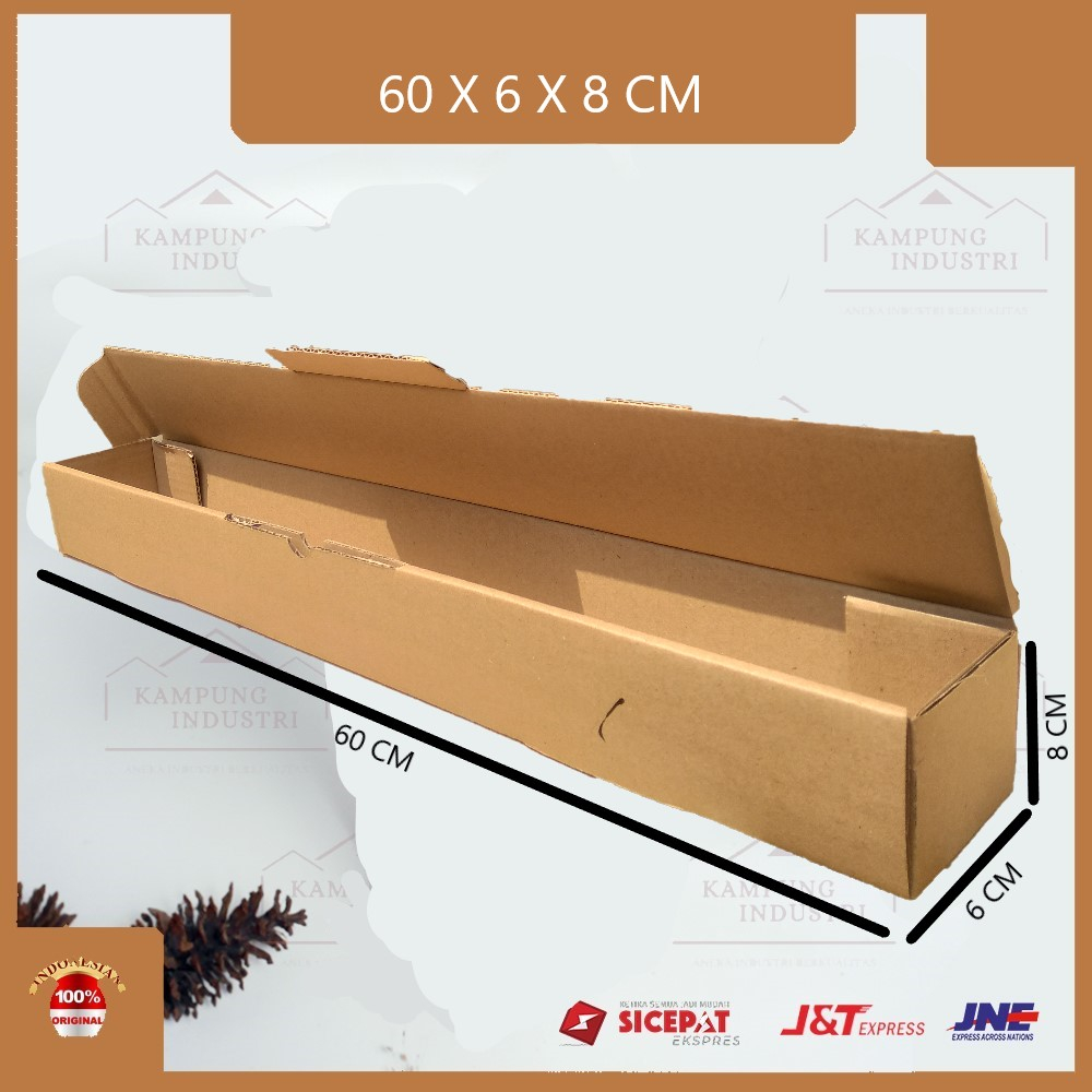 

KARDUS BOX DIE CUT SINGGLE WALL UKURAN P60xL6xT8