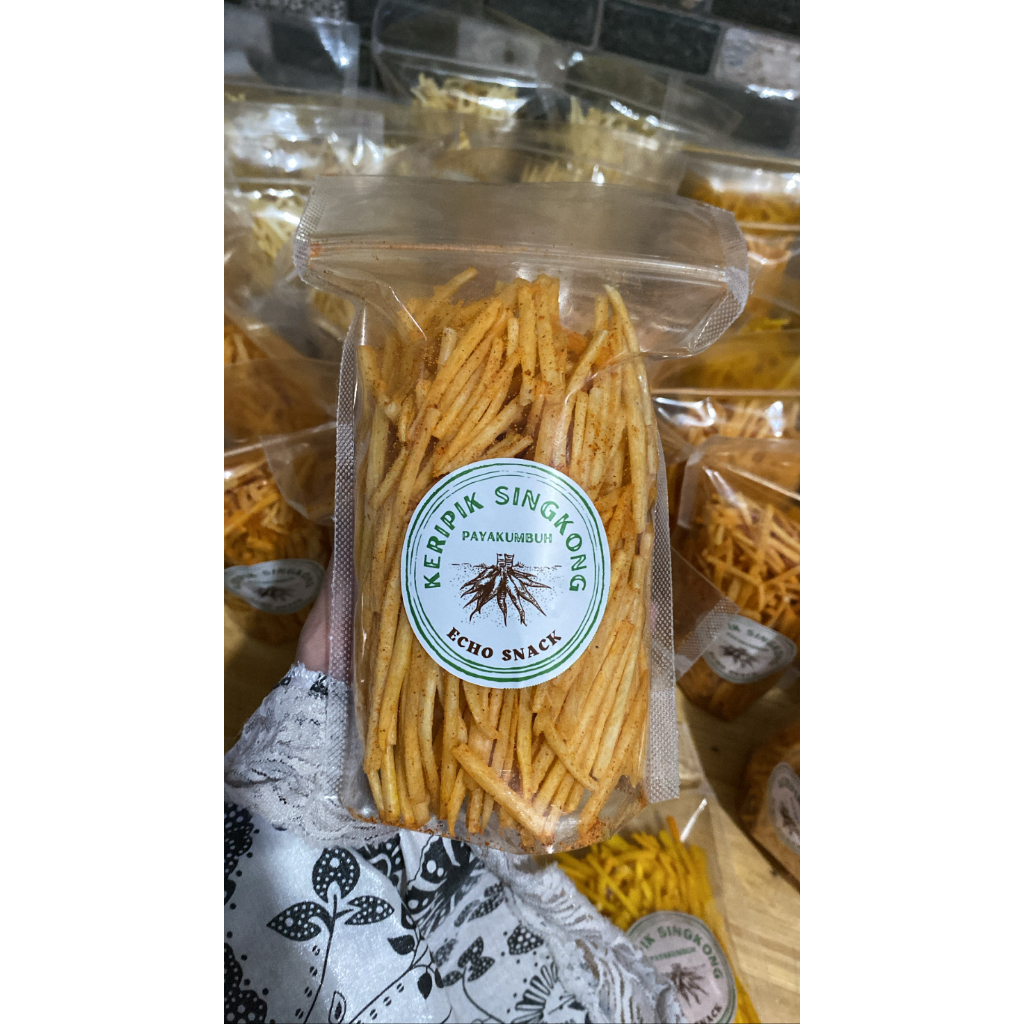 

Keripik Singkong Lidi - rasa BALADO - Echo Snack khas Payakumbuh