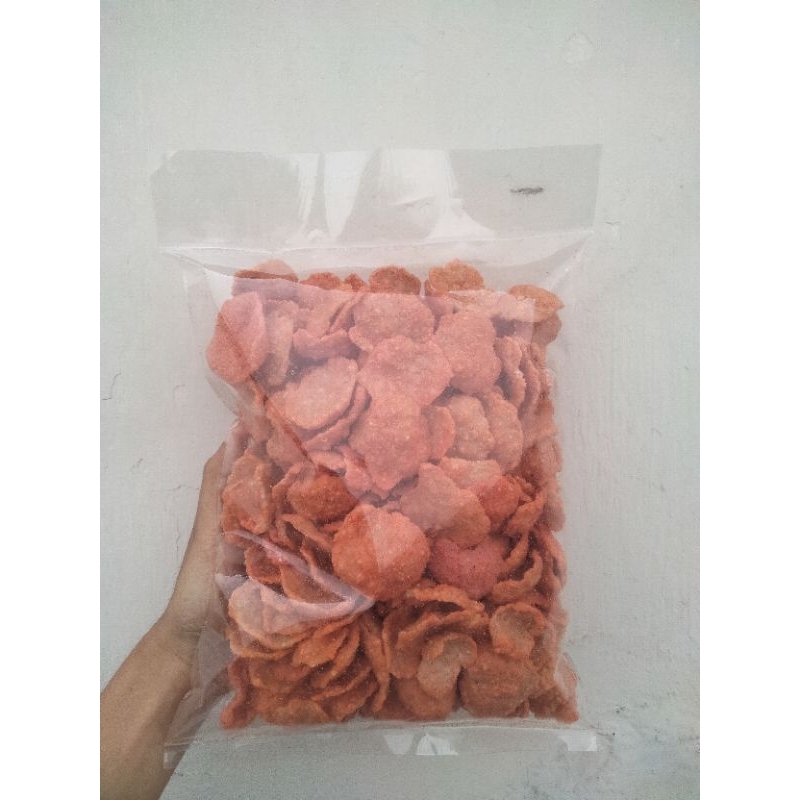 

Basreng 250gr Camilan baso goreng pedas renyah