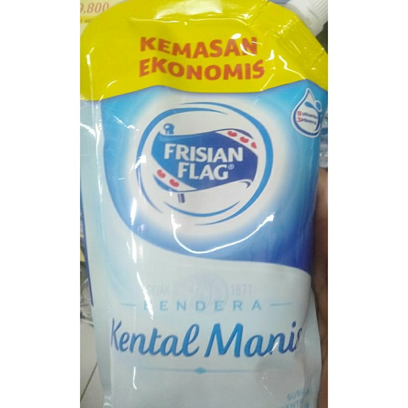 

susu bendera pouch putih/coklate.