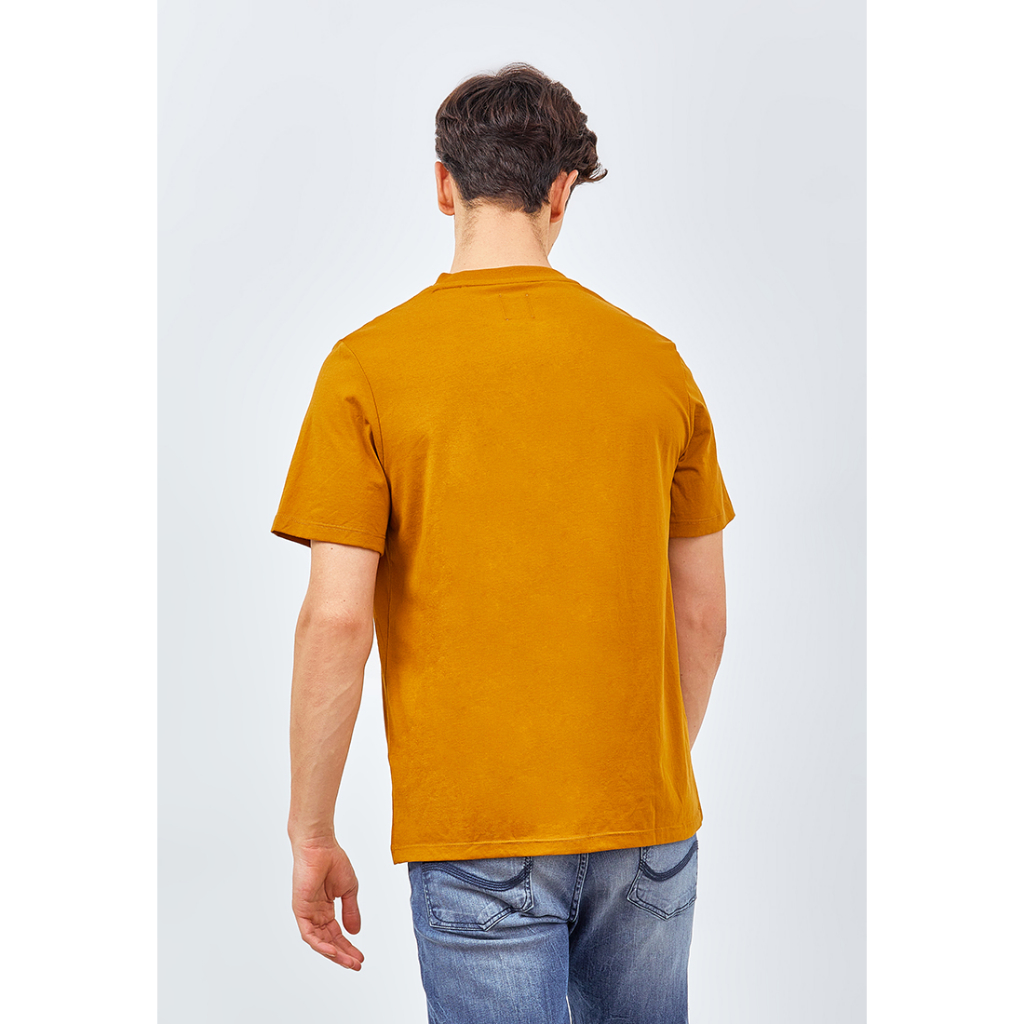 MANZONE Kaos Pria Lengan Pendek ROCKY - MUSTARD