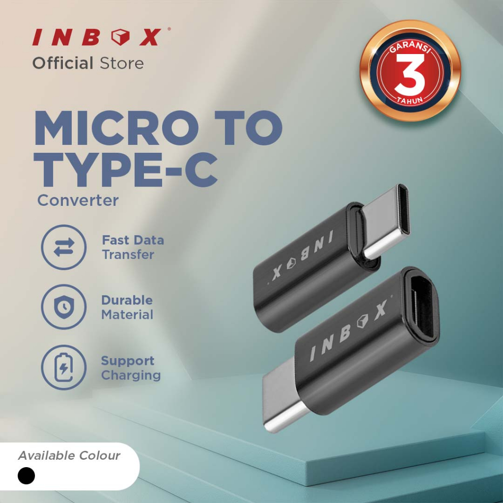 Inbox  Converter Micro to Type-C Konektor Kabel Cas Hp