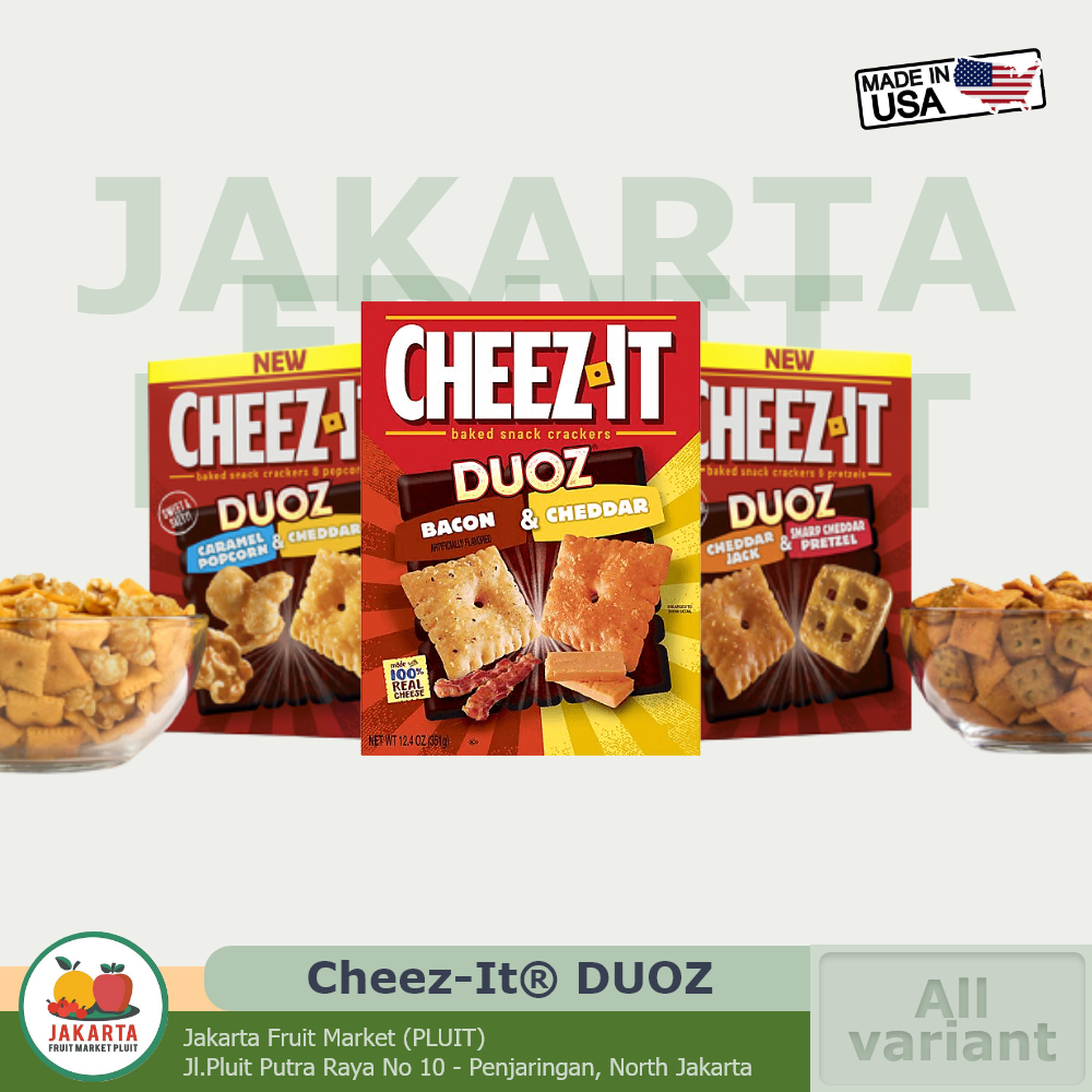 

Cheez-It® DUOZ All Bacon/Cheddar/Popcorn/Parmesan/jalapeno cheez it cheezit