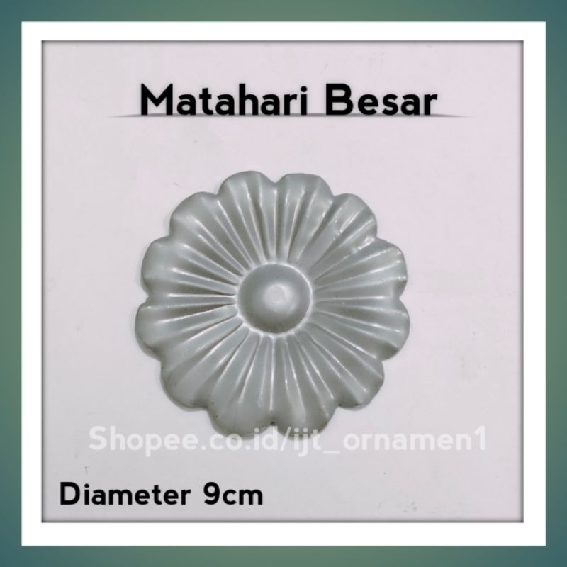 Bunga Matahari Besar Hiasan Ornamen Pagar Tralis