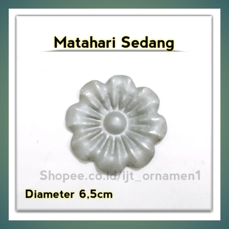 Bunga Matahari Sedang Aksesoris Ornamen Pagar