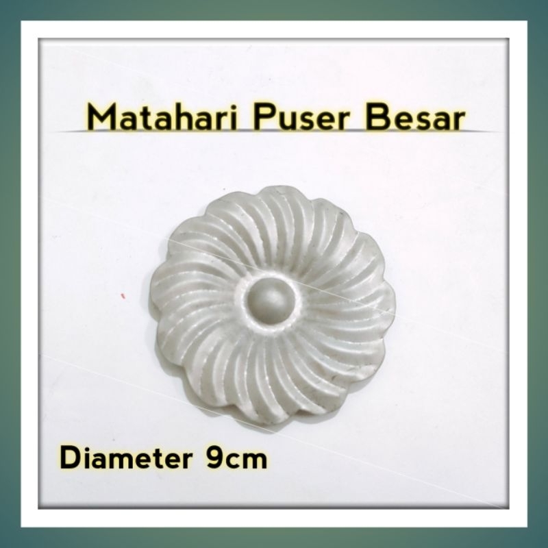 Bunga Matahari Puser Besar Ornamen Pagar