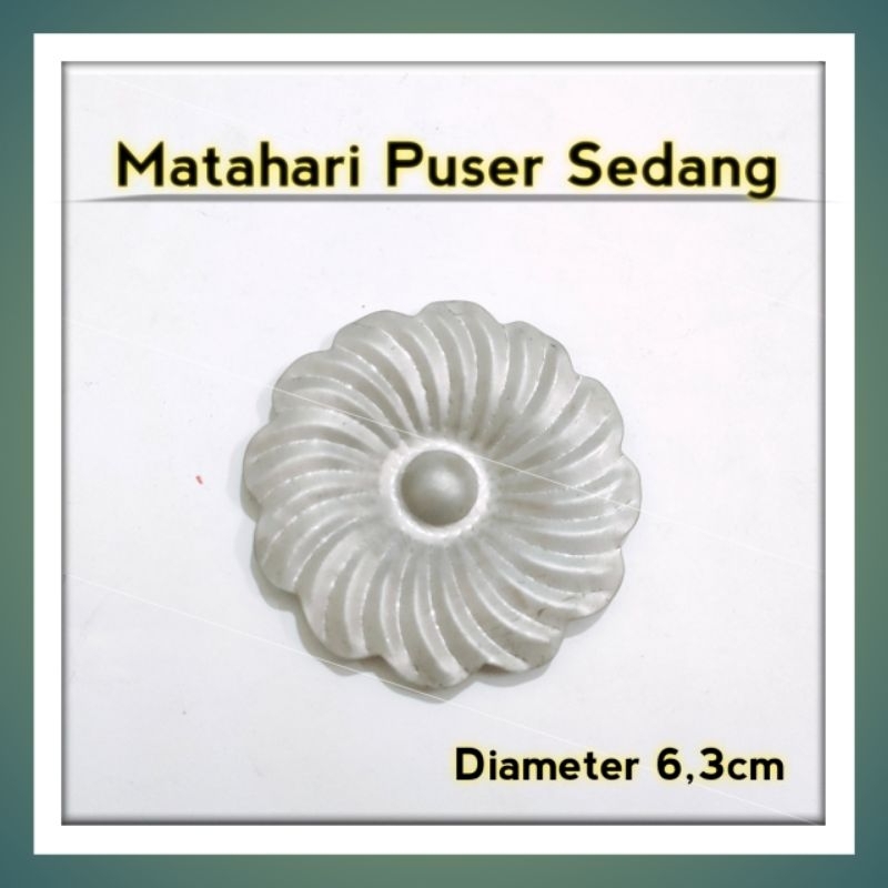 Bunga Matahari Puser Sedang Ornamen Pagar
