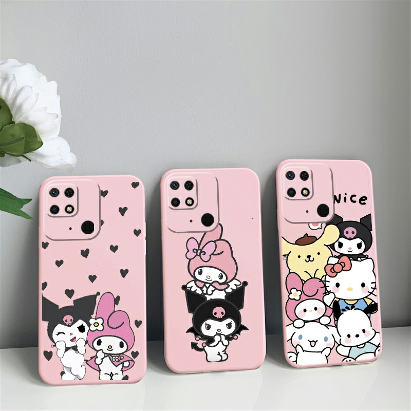 [CS-7] Softcase Motif Kartun Pink For Xiaomi Redmi 12c Redmi Note 12 Pro 5G Redmi 10 10a 10c Redmi 9