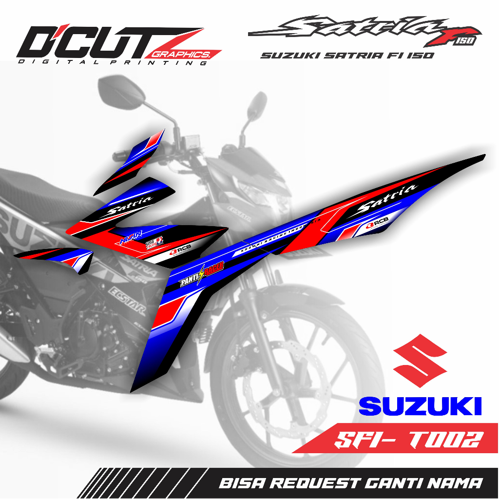 Striping Suzuki Satria Fu 150 Fi 2016 ( SFi - T002 )