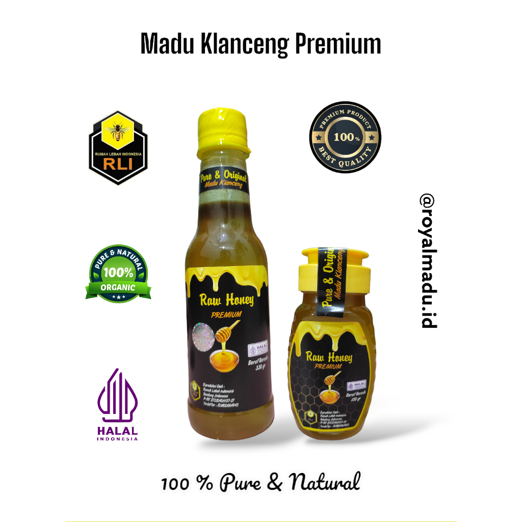 

Madu Rumah Lebah Indonesia Madu Klanceng (Lebah Kerdil) Premium 100% Murni