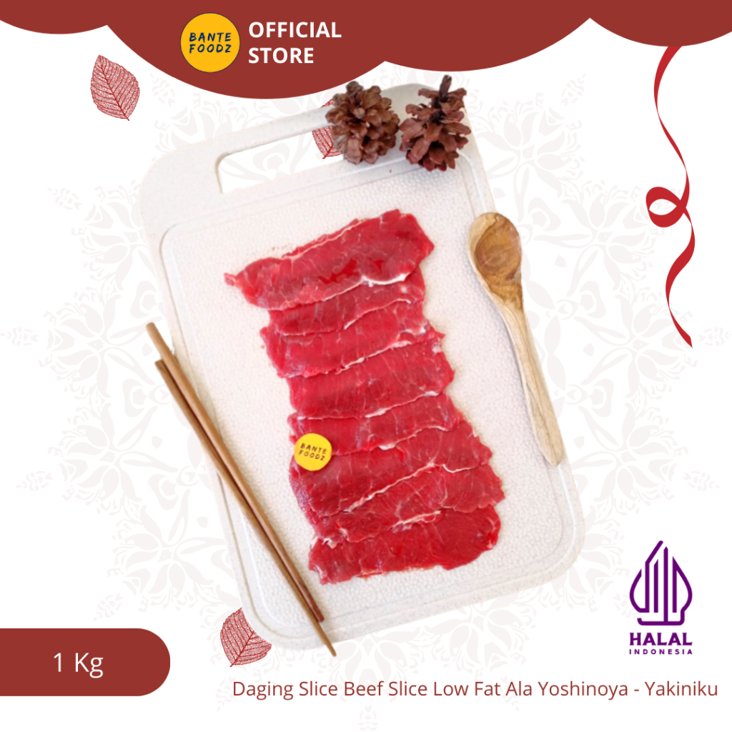 

Beef Slice Low Fat Yakiniku Premium / Daging Sapi Iris Tipis 500 gram - Best Seller Termurah